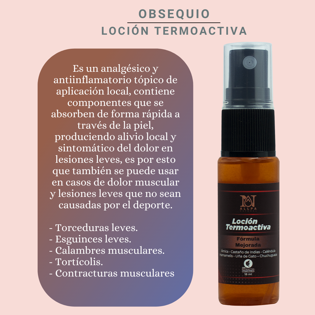 Obsequio locion termoactiva