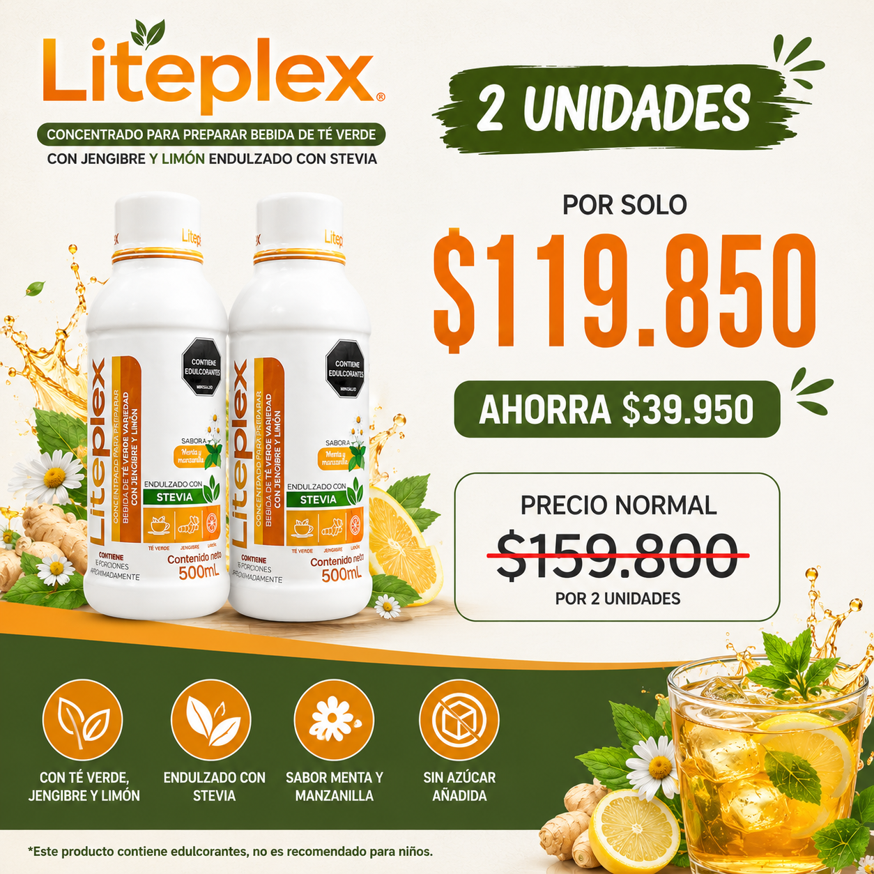 Liteplex x 2 unidades
