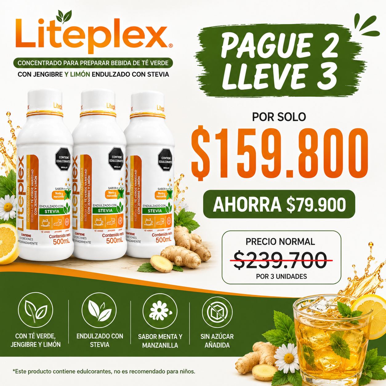 Liteplex pague 2 lleve 3