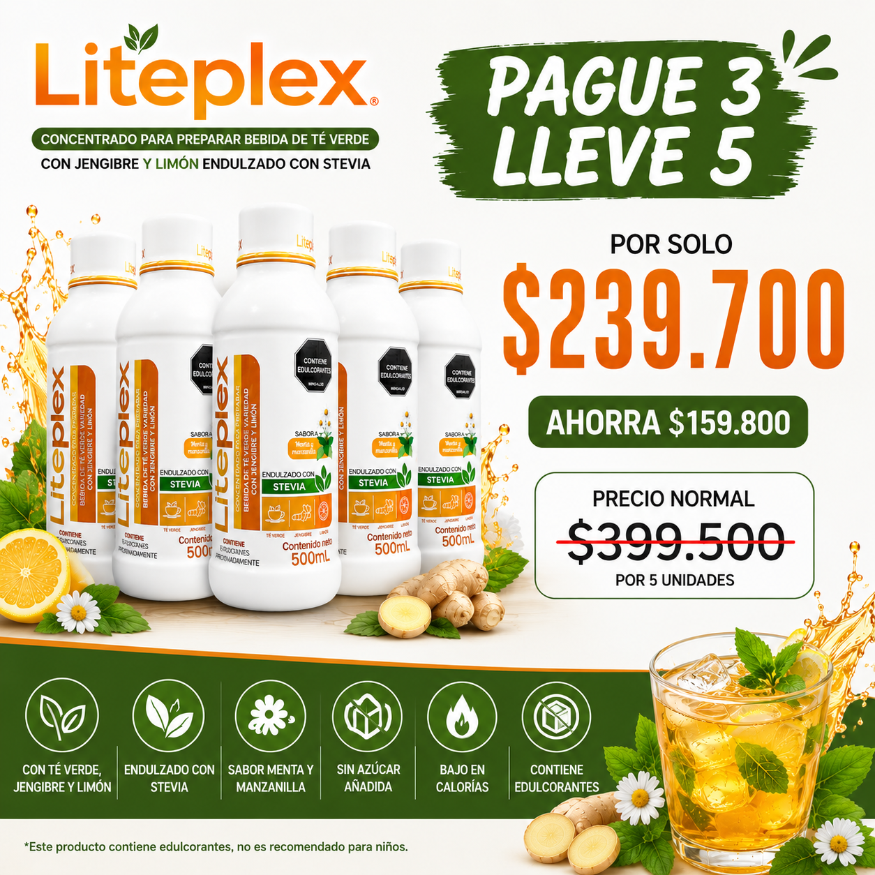 Liteplex pague 3 lleve 5